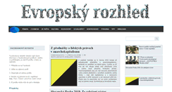 Desktop Screenshot of evropsky-rozhled.eu