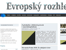 Tablet Screenshot of evropsky-rozhled.eu